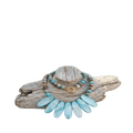 Collar de piedras naturales artesanal